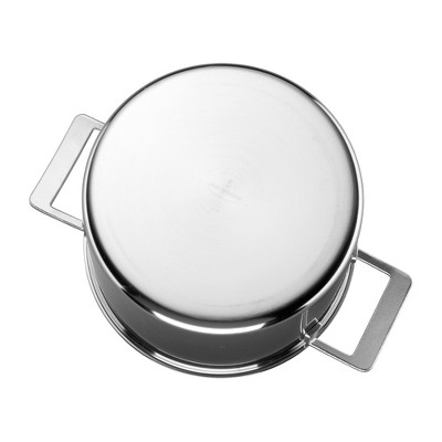 Demeyere 8-Quart Stainless Steel Stock Pot with Lid