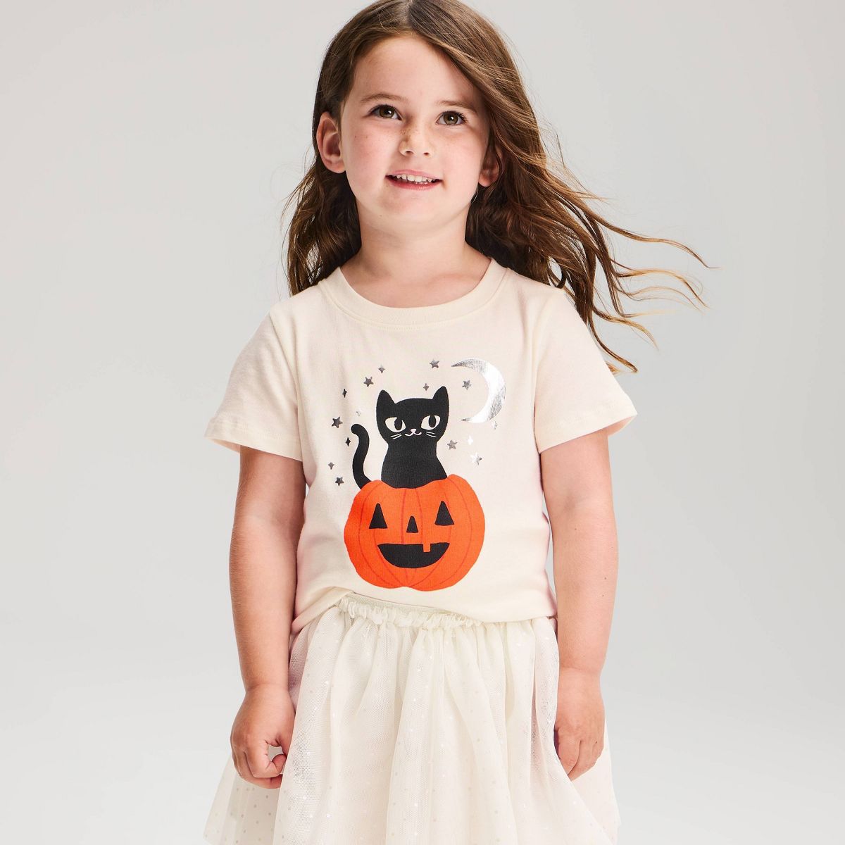 Baby & Toddler Girls' Halloween Short Sleeve T-Shirt - Cat & Jack™