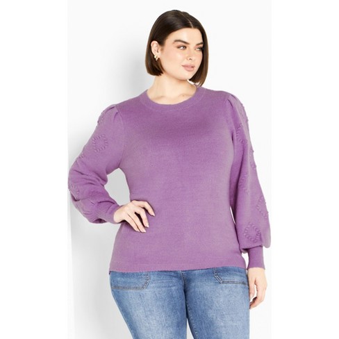 Plus size pom pom sweater sale