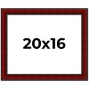 PosterPalooza | Weathered Red Picture Frame - UV Acrylic, Backing Board, Hanging Hardware Included - 2 of 4