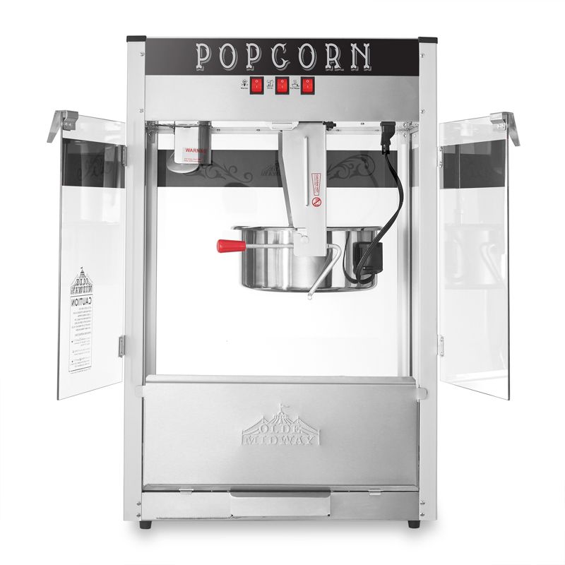 Olde Midway Commercial Popcorn Machine, Bar Style Popper with 16 Ounce Kettle, 3 of 8