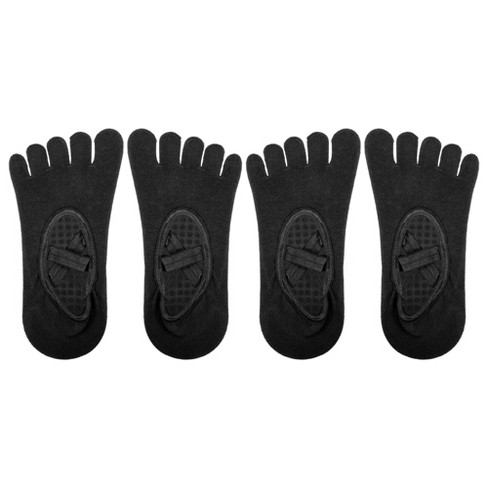 Myga Toe Socks - 3 Pairs of Non Slip Grip Socks for Yoga, Pilates