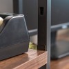 IRIS Wood and Metal Shelf Brown/Black - 4 of 4