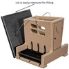 JCs Wildlife Small Outhouse Hopper Feeder - 3 of 4