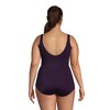 Lands' End Women's Chlorine Resistant Scoop Neck Soft Cup Tugless Sporty One Piece Swimsuit - 2 of 4