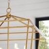 Quorum Lighting Monument 6-Light Gold Leaf Pendant - 3 of 3