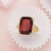 Ross-Simons 13.00 Carat Garnet and .41 ct. t.w. Diamond Ring in 14kt Yellow Gold - 4 of 4