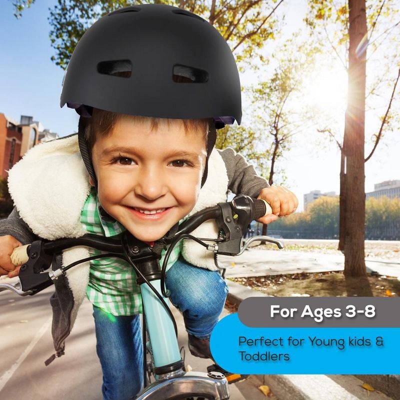 Adjustable Sports Safety Helmet - Black, 5 of 10