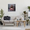 Stupell Industries Chic Pink Glam Fashionable Cow Canvas Wall Art - 2 of 3