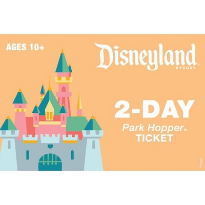 Disneyland 2 Day Park Hopper Ticket $415 (Ages 10+)