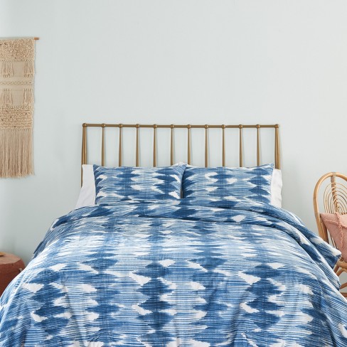4-Piece Comforter Set Room Essentials Linework Geometric Turquoise Twin/XL Twin 