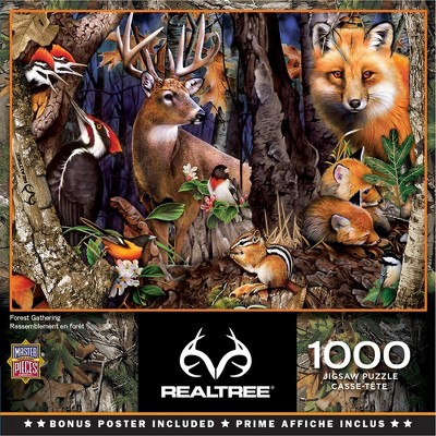 MasterPieces Realtree Forest Gathering 1000 Piece Jigsaw Puzzle