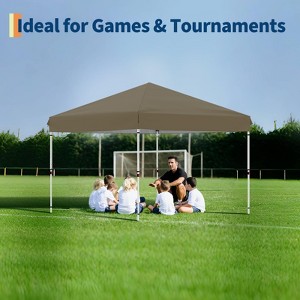 Pop Up Canopy Tent Outdoor Canopy with No Removable Sidewall One-Person Set Up Heavy Duty Commercial Instant Tent Shelter - 1 of 4
