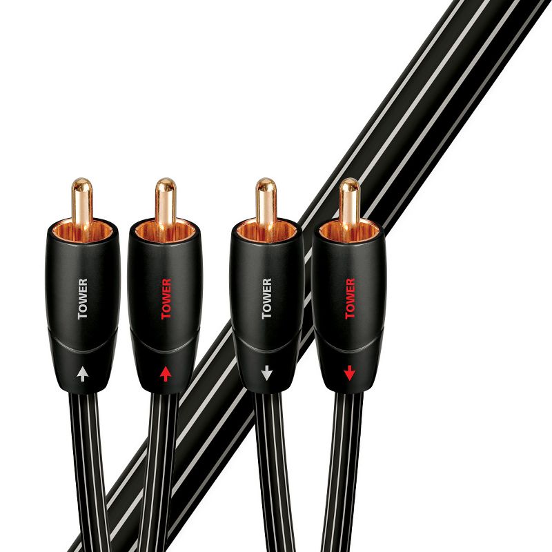 AudioQuest Tower RCA Male to RCA Male Cable - 1.97 ft. (.6m)., 1 of 3