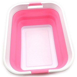 SAMMART 42L (11 Gallon) Collapsible Plastic Laundry Basket-Foldable Storage Container - 1 of 4