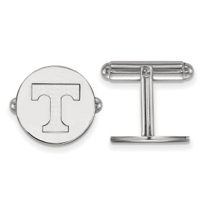 Black Bow Jewelry Sterling Silver Tennessee Volunteers NCAA Cuff Links - 1 of 3