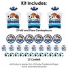 Big Dot of Happiness Go, Fight, Win - Sports - Baby Shower or Birthday Party Decor and Confetti - Terrific Table Centerpiece Kit - Set of 30 - 3 of 4