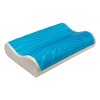 Dr. Pillow Hydro Wave Pillow With Cooling Gel - Complete Neck + Spine Support, Blue - 2 of 4