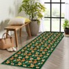 Area Rug, Boho Floral Machine Washable Rug ¨C Non-Slip Low Pile Carpet for Living Room, Bedroom, Nursery - 3 of 4