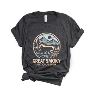 Great Smoky National Park Two-Toned Circle - Women's Short Sleeve Graphic T-Shirt - 1 of 4