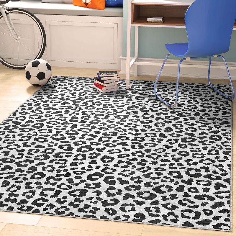 Well Woven Apollo Flatwoven Leopard Animal Print Pattern Area Rug, 6 of 8