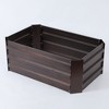 LuxenHome Brown Metal 32" x 20.2" Rectangular Garden Bed - 3 of 4