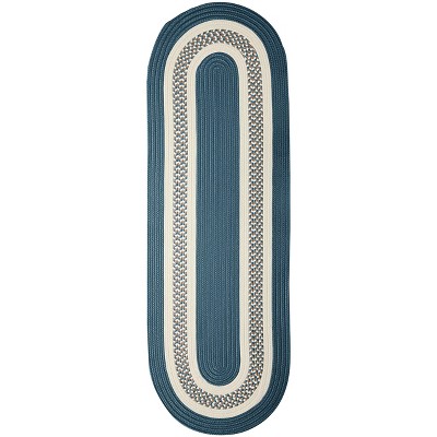 Colonial Mills Crescent Area Rug, 2x10, Lake Blue