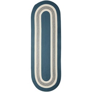 Colonial Mills Crescent Area Rug, 2x10, Lake Blue - 1 of 4