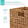 Best Choice Products 10.5x10.5in Hyacinth Storage Baskets, Set of 5 Multipurpose Collapsible Organizers - 4 of 4