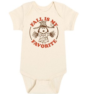 Boys' - Peanuts - Fall Is My Favorite Baby One Piece - 1 of 4