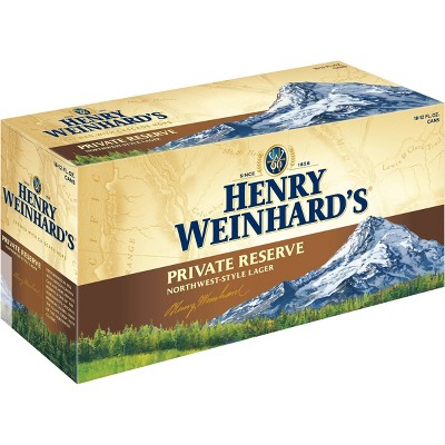 Henry Weinhard's Private Reserve Pale Lager Beer - 18pk/12 fl oz Cans