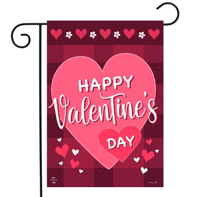 Happy Valentine's Day Double Sided Outdoor Garden Flag