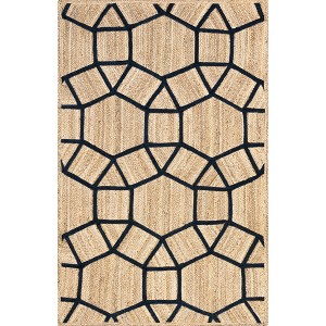 Nuloom Rozalia Jewel Jute Indoor Area Rug - 1 of 4