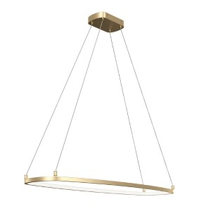 Elan Lighting Koloa 1 - Light Chandelier in  Champagne Gold - 1 of 4