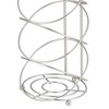 Home Basics Modern Swirl Freestanding Dispensing Toilet Paper Holder, Satin Nickel - 3 of 4