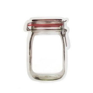 Kikkerland Storage Bag, Polypropylene Mason Jar 17 oz, Clear - Case of 24 - 1 of 1