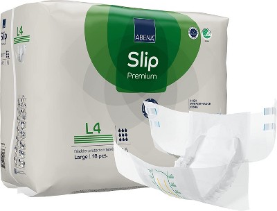 Abena Slip, Premium Incontinence Briefs, Level 4 Maximum Absorbency (Small To Extra Large Sizes)