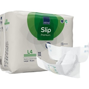 Abena Slip, Premium Incontinence Briefs, Level 4 Maximum Absorbency (Small To Extra Large Sizes) - 1 of 3