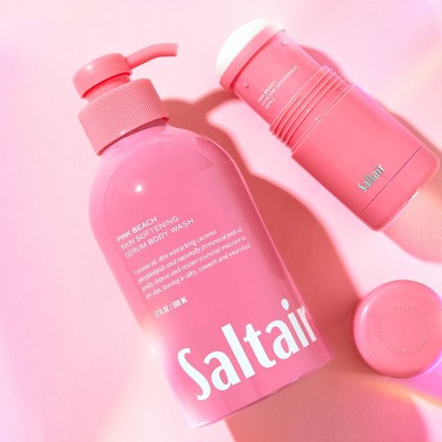 Saltair Pink Beach Serum Body Wash - Coconut Scent - 17 fl oz: Basic Cleansing, Whole Body, Gel, Pump Bottle