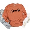 Simply Sage Market S.W.Smiley Spicy Pumpkin Spice Garment Dyed Long Sleeve - 3 of 4