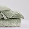 Sapphtopaz Blush Crushed Velvet Comforter Set Duvet Cover Set, Diamond Quilted Bedding Set with Throw Pillows, Machine Washable - 4 of 4