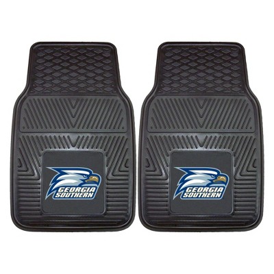 NCAA Georgia Southern Eagles Vinyl Car Mat Set - 2pc