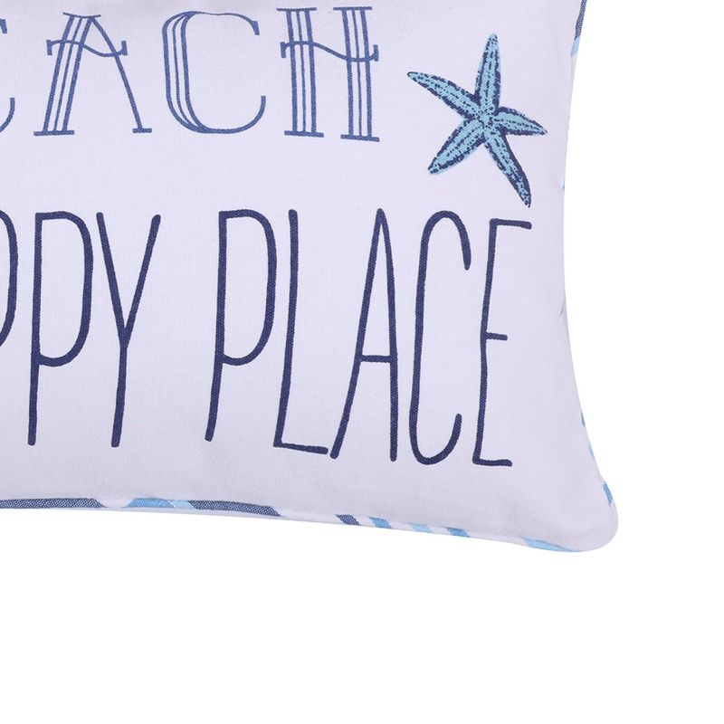 Beach Happy Place Pillow - Levtex Home, 3 of 4