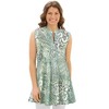 Collections Etc Sleeveless Paisley Printed Tank Top - 4 of 4