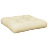 vidaXL Pallet Cushion Cream 19.7"x19.7"x4.7" Fabric - 2 of 4