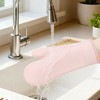 REGALWOVEN Soft Heat Resistant and Waterproof Silicone Oven Mitts, Flexible Gripping for Baking, Kitchen Mitts Set of 2 - 4 of 4