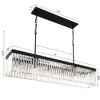 Crystorama Lighting Emory 6 - Light Chandelier in  Black Forged - 4 of 4