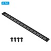 Unique Bargains Aluminum Rectangle with Mounting Screw Cabinet Air Vent Cover 2 Pcs - 3 of 4