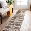 World Rug Gallery Distressed Trellis Indoor Area Rug - 2 of 4
