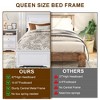 Brafab Queen Bed Frame with Headboard & 4 Underbed Storage Drawers, Platform Bed,No Box Spring Needed, Low Profile Modern Bedroom Furniture - 3 of 4